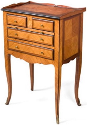 A Louis XV-Louis XVI Transitional Fruitwood Side Table